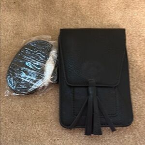 Black Tassel Crossbody Bag